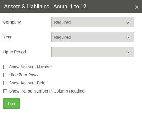 How to use the Sage Intelligence "Up to Period" filter